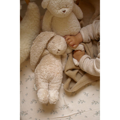 Moonie 2.0, ekologisk Humming kanin med pink noise och lampa – Sand