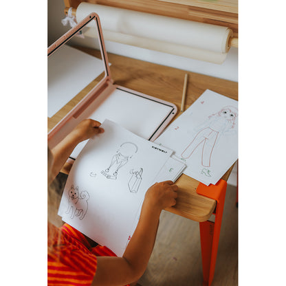 KIDYDRAW PRO - PORTABEL LJUSPLATTA FÖR MODEDESIGN