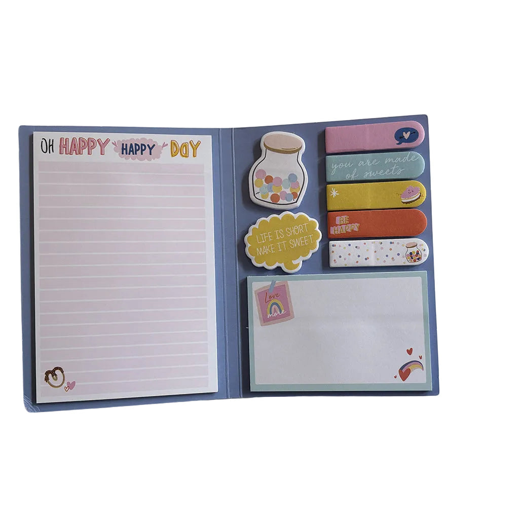 Ooly Sticky notes-bok, Side notes - Happy day