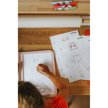 KIDYDRAW PRO - PORTABEL LJUSPLATTA FÖR MODEDESIGN