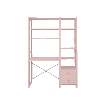 By Aulum Astrup stigereol med skrivbord, H: 179 / H: 198 x B: 125 cm - Blush