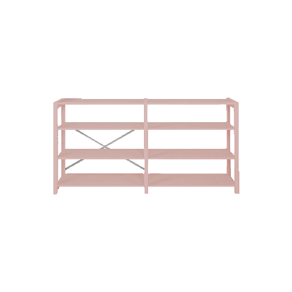 By Aulum Lyngs hylla, H: 80 x B: 163 cm - Blush