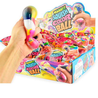 Robetoy Ball squeeze marble, 4 olika färger