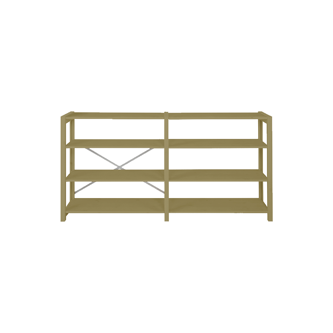 By Aulum Lyngs reol, H: 80 x B: 163 cm -  Olive