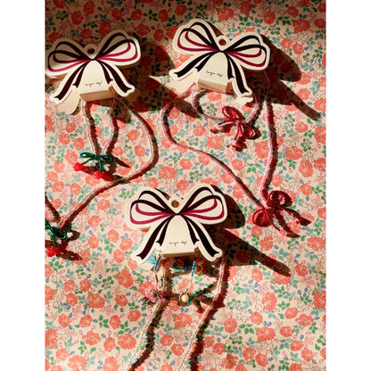 Konges Sløjd Smyckeset, Pärlhalsband och armband - Mellow Rose/ Rio red