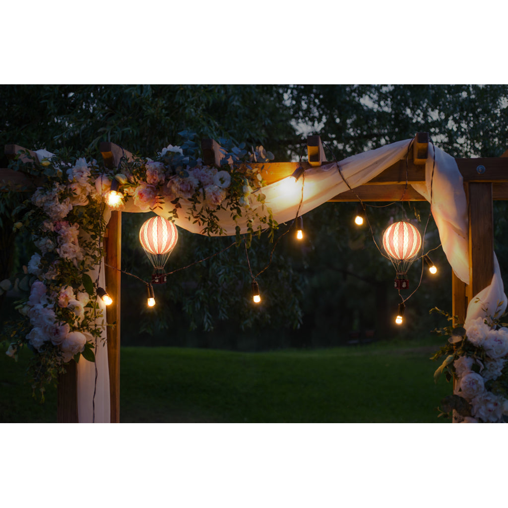 LED Luftballong, Royal Aero blue light - 32 cm