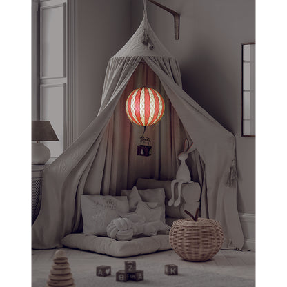 LED Luftballon, Royal Aero pink - 32 cm