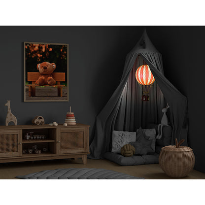 LED Luftballon, Royal Aero pink - 32 cm