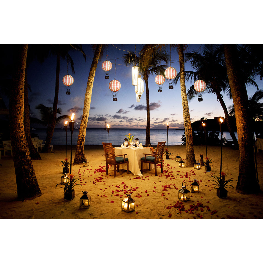 LED Luftballong, Blue stars - 32 cm