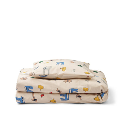 Liewood Ingeborg Junior Printed Bedding - Imagine / Sandy