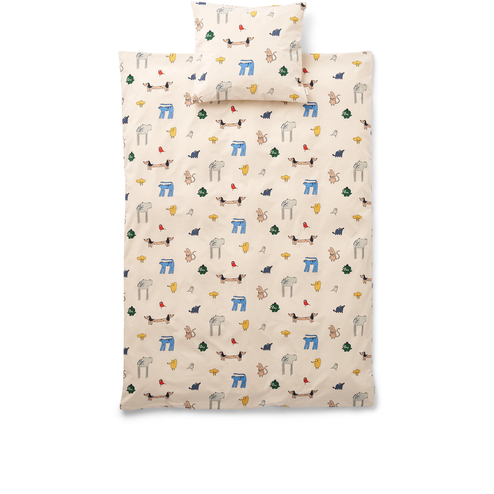 Liewood Ingeborg Junior Printed Bedding - Imagine / Sandy