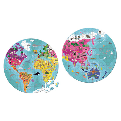 Pusselspel världen runt från Janod