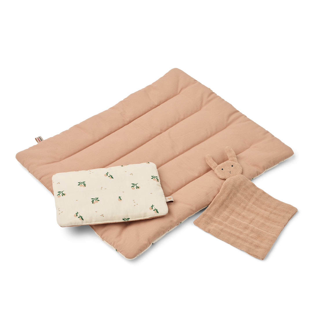 Liewood Joan docktäcke-set – Peach / Sea shell