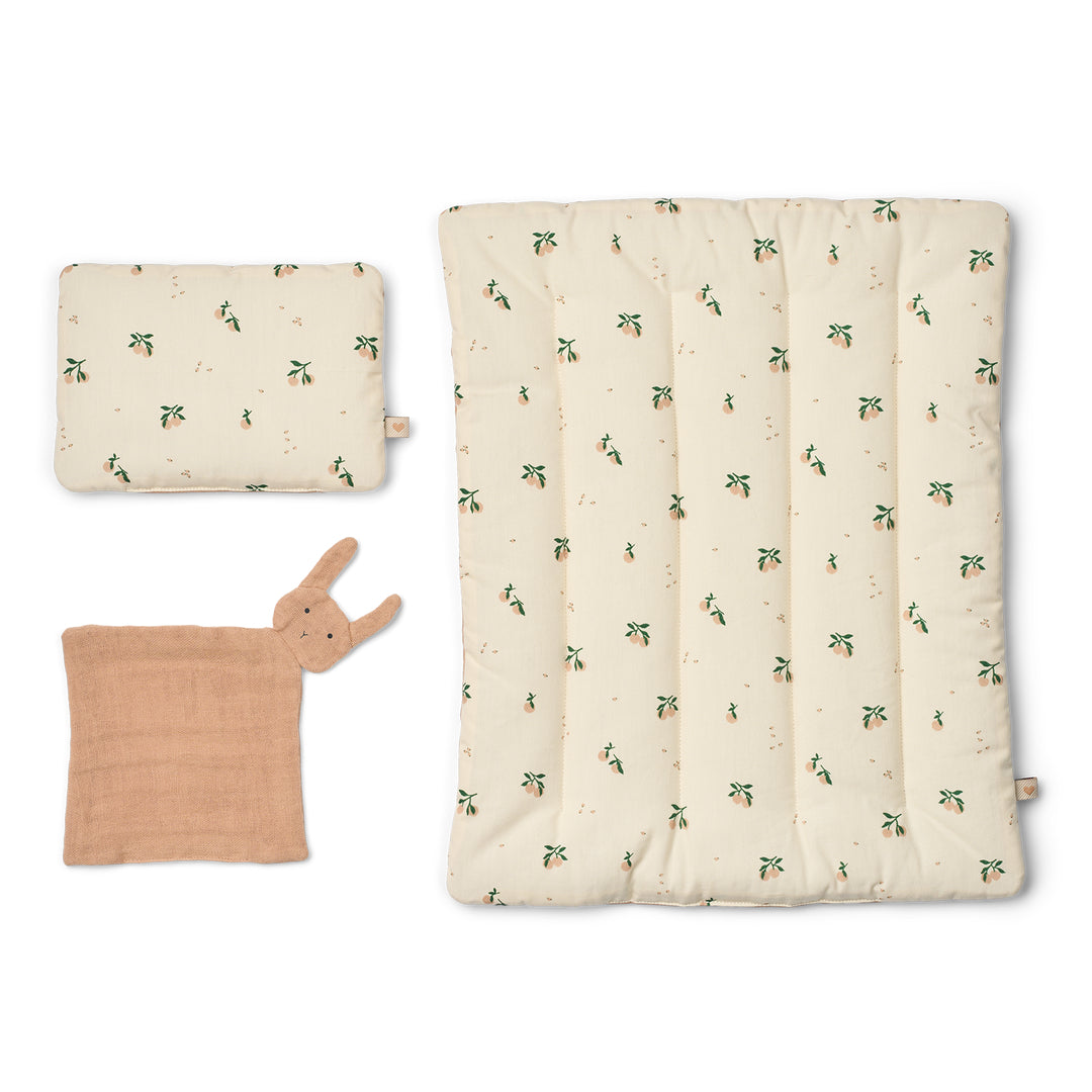 Liewood Joan docktäcke-set – Peach / Sea shell