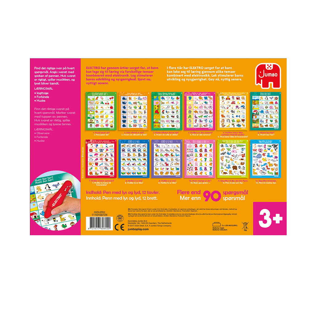 Jumbo Electro – Djur (danska och norska)