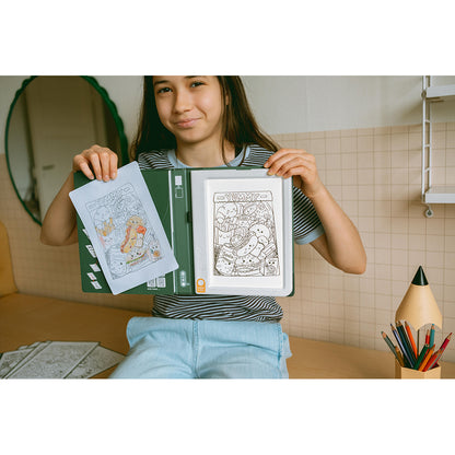 Kidywolf Kidydraw, ritbräda med ljus och mallar - Melí Meló