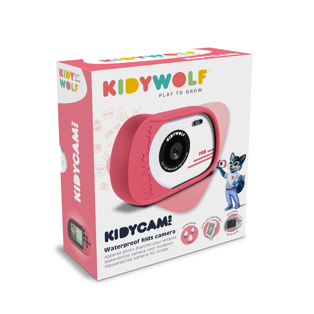 Kidycam-Pro barnkamera, 8 GB, vattentät - Rosa