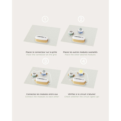 KIDYELEC-STARTER – Din första elektricitetsuppsättning – 11 delar