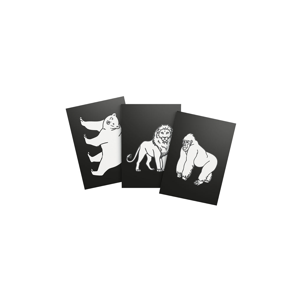 Kidyneon, DIY självlysande bilder med orange neontråd - Animal