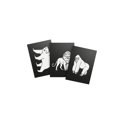 Kidyneon, DIY självlysande bilder med orange neontråd - Animal