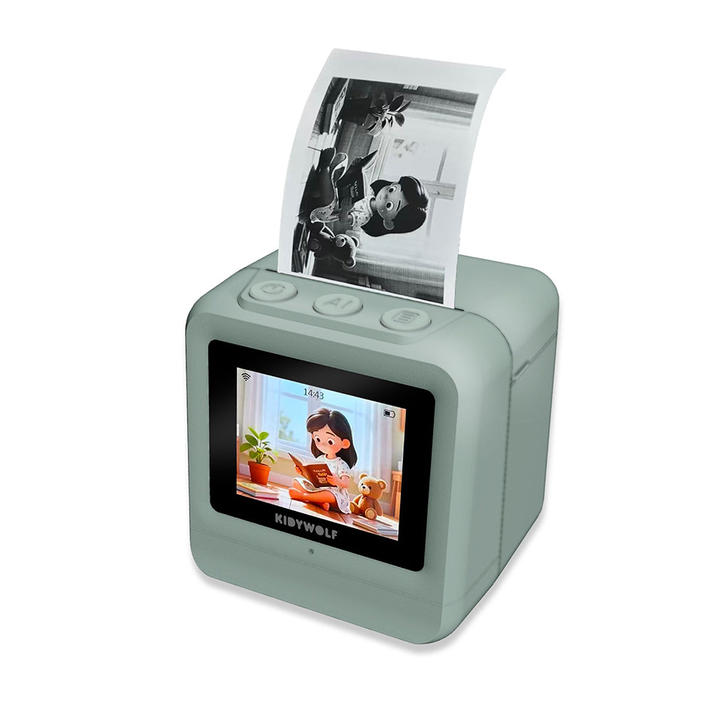 Kidywolf Kidyprinter, bærbar AI-miniprinter til børn
