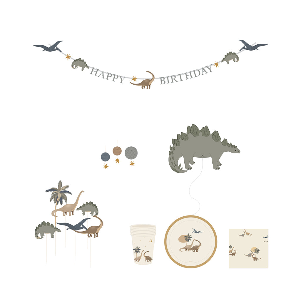 Konges Sløjd Partyset, Dino kit - 8 personer