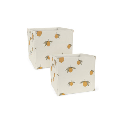 Konges Sløjd Opbevaringskasser, 2-pak - Lemon