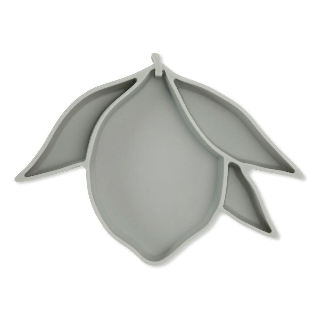 Konges Sløjd Lemon silikontallrik, Whale