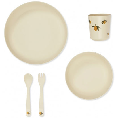 Konges Sløjd Dinner set, 5 dele - Lemon