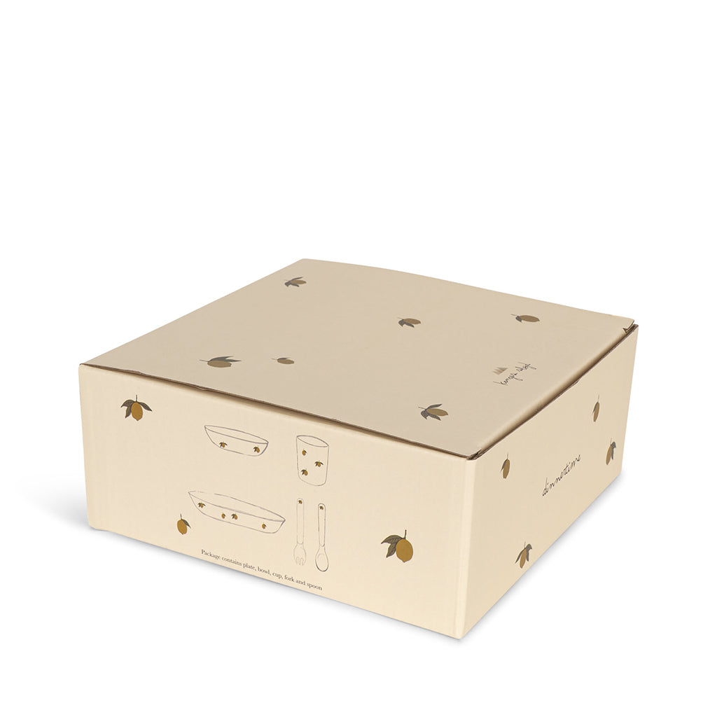 Konges Sløjd Dinner set, 5 dele - Lemon