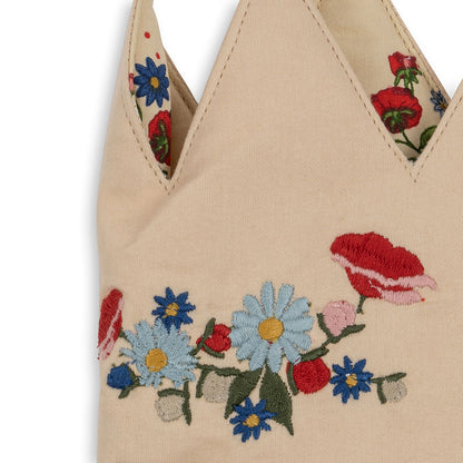 Konges Sløjd Födelsedagskrona, tygkrona med filtsiffror, Flower – 1–10 år