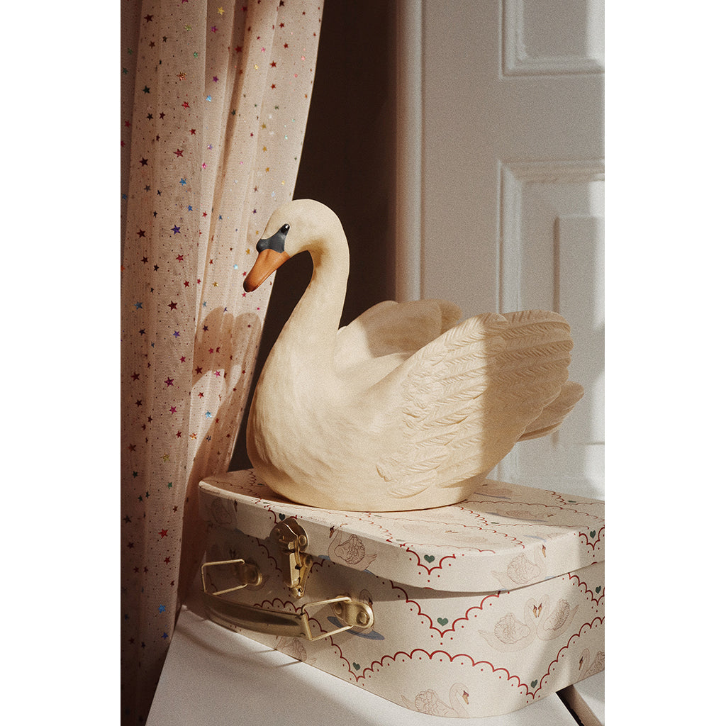 Konges Sløjd silikon LED-lampa, Swan - Beige