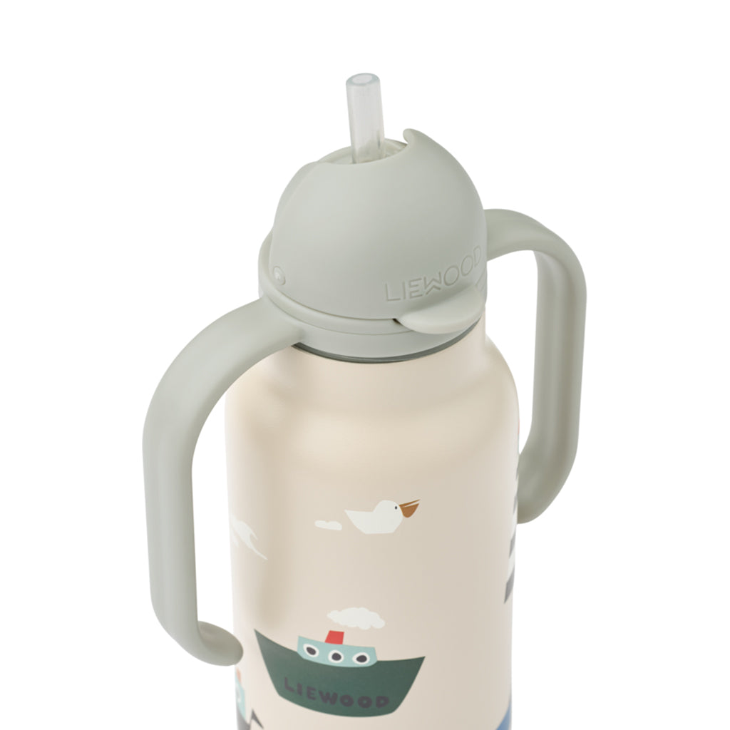 Liewood Kimmie drickflaska med handtag 250 ml - Sailing/Sandy