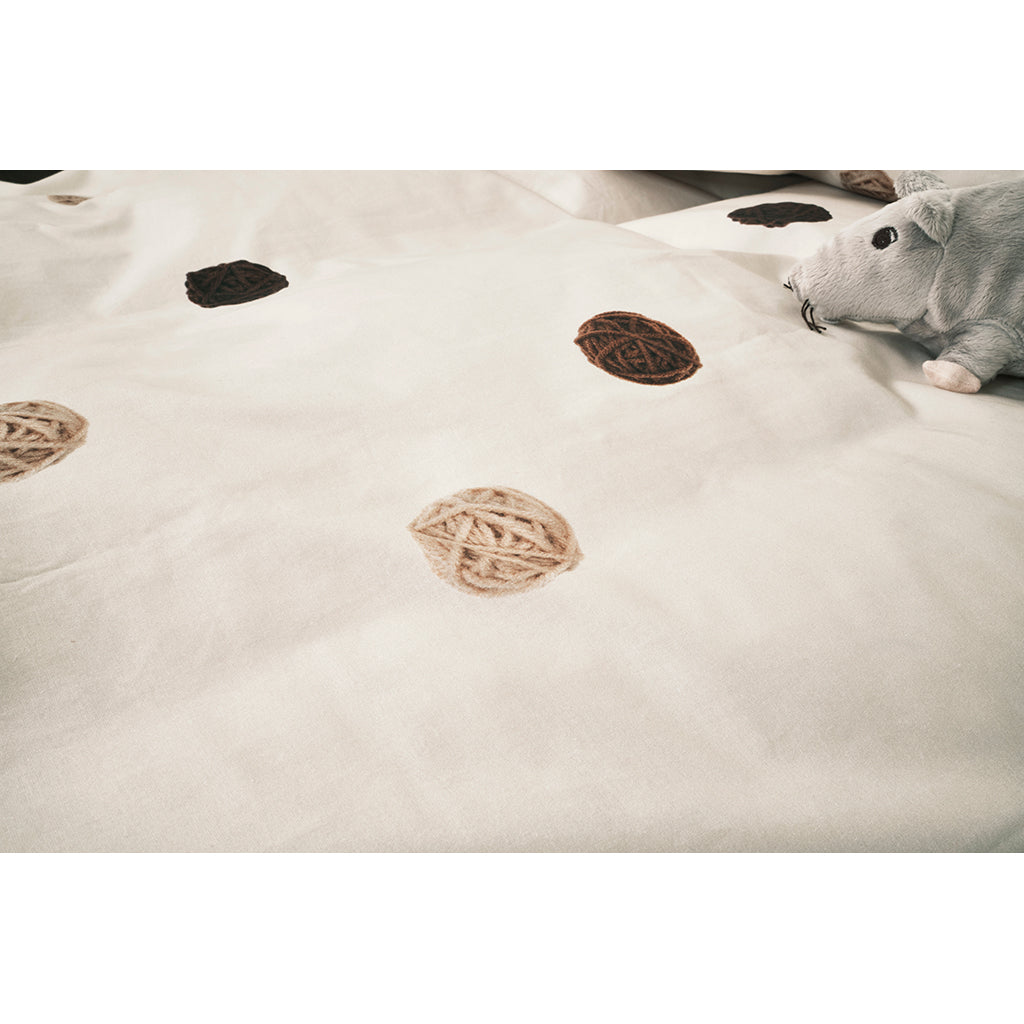 Snurk vuxensängkläder, ekologisk - Kitten friends