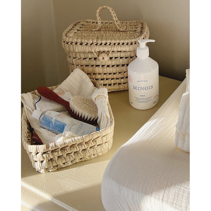 Lubilu korg av palmblad, L22 - 22 x 17 x 7 cm