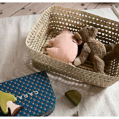 Lubilu korg av palmblad, L38 - 38 x 27 x 15 cm