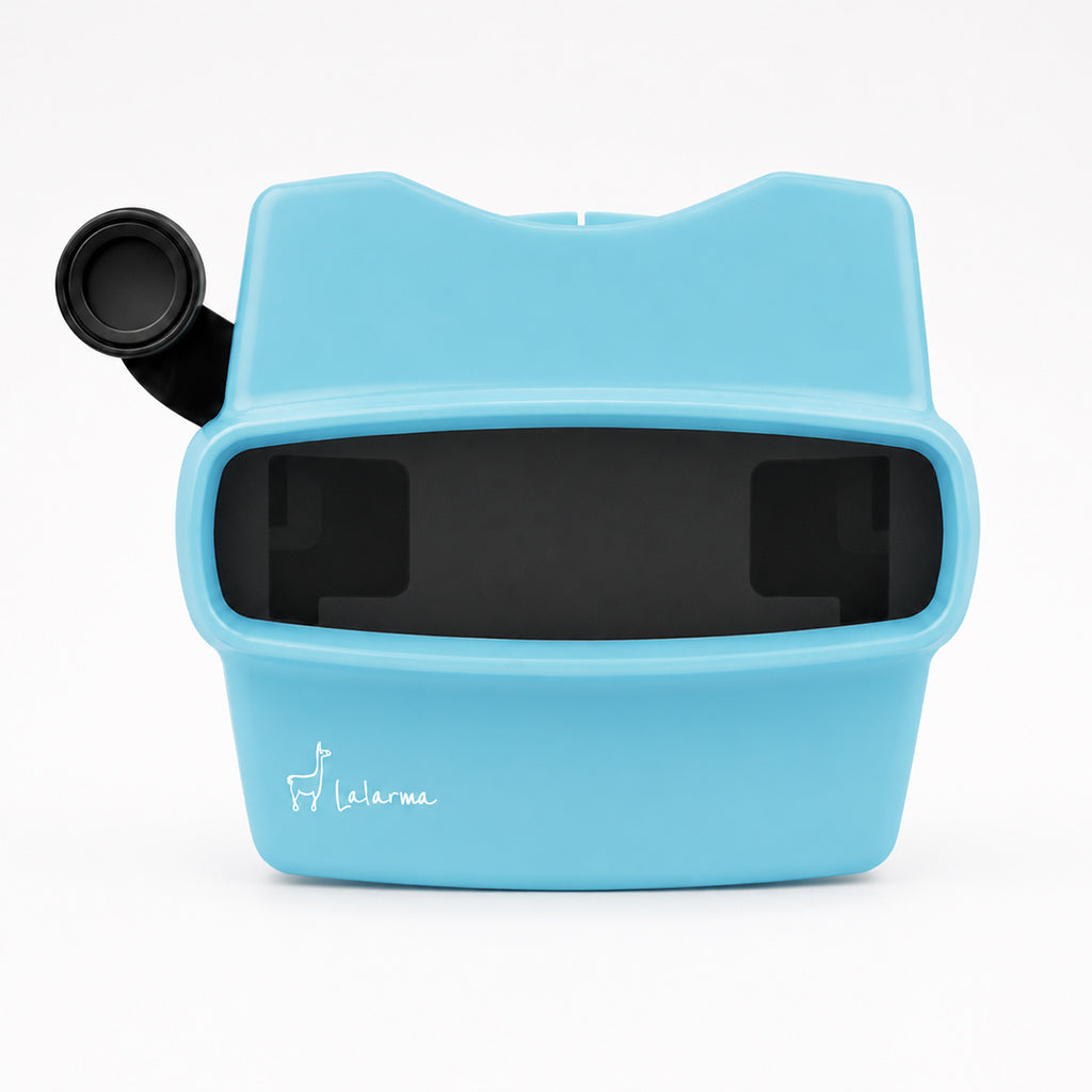 Lalarma Retro 3D Viewer, bildvisare - Blå