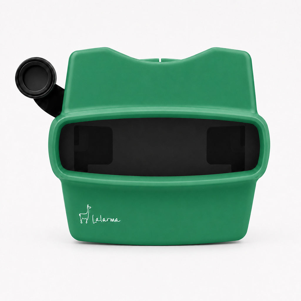 Lalarma Retro 3D Viewer, billedfremviser - Green