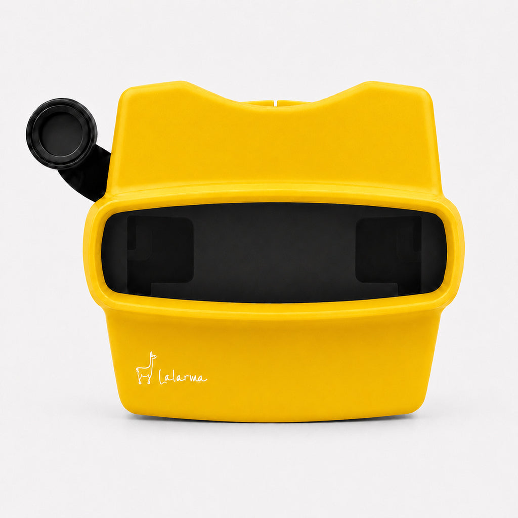 Lalarma Retro 3D Viewer, billedfremviser - Yellow
