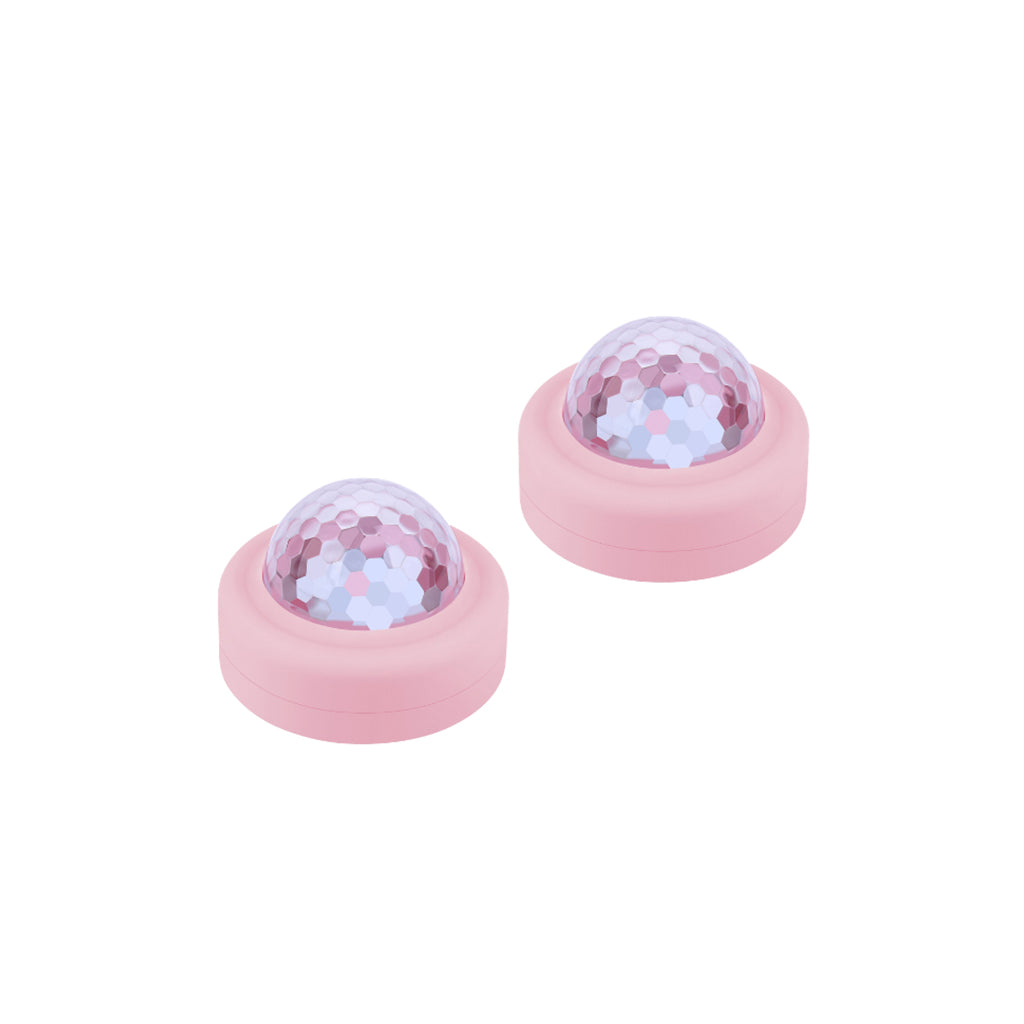 Lalarma Disco duo, Rose - Sæt m 2 mini discolys