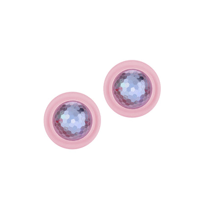 Lalarma Disco duo, Rose – Set med 2 mini discoljus