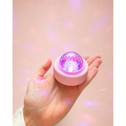 Lalarma Disco duo, Rose – Set med 2 mini discoljus