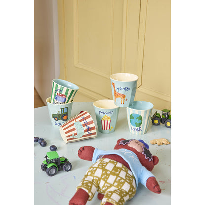 Rice Baby spisesæt i gaveæske, Blue ABC