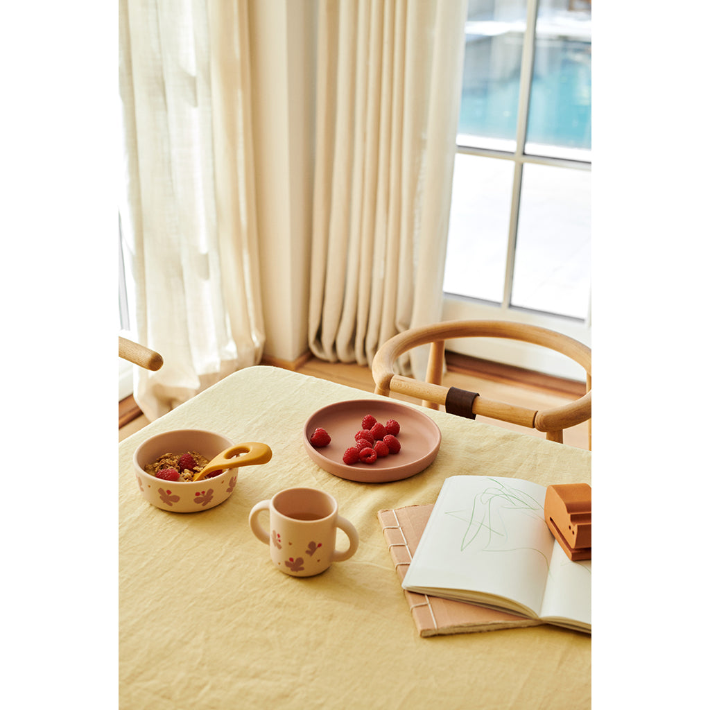 Liewood Vivi silikoneservis, Butterfly/ Apple blossom