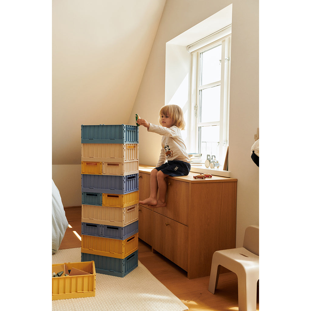 Liewood Weston vikbar låda S, 2-pack - Apple blossom