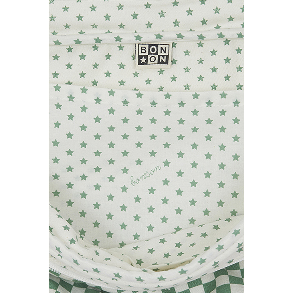 Bonton Toiletaske, stor - Damier vert