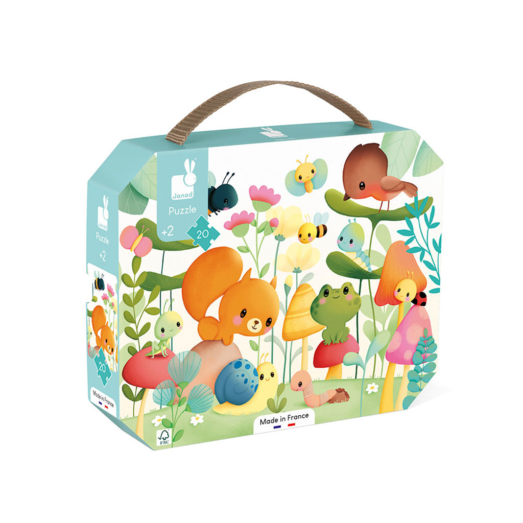 Janod pusselspel Trädgårdsvänner, 20 bitar