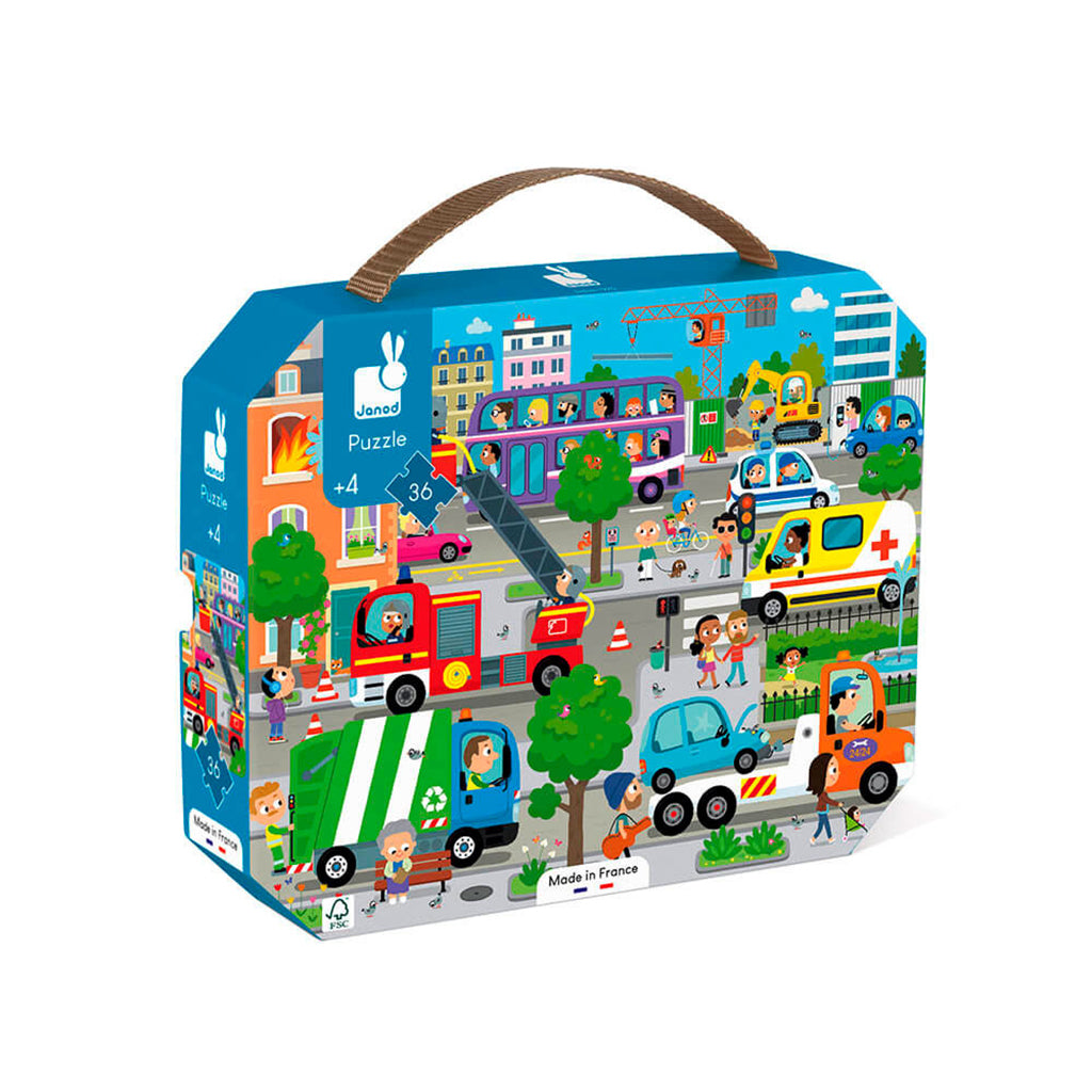 Janod pusselspel, City - 36 bitar