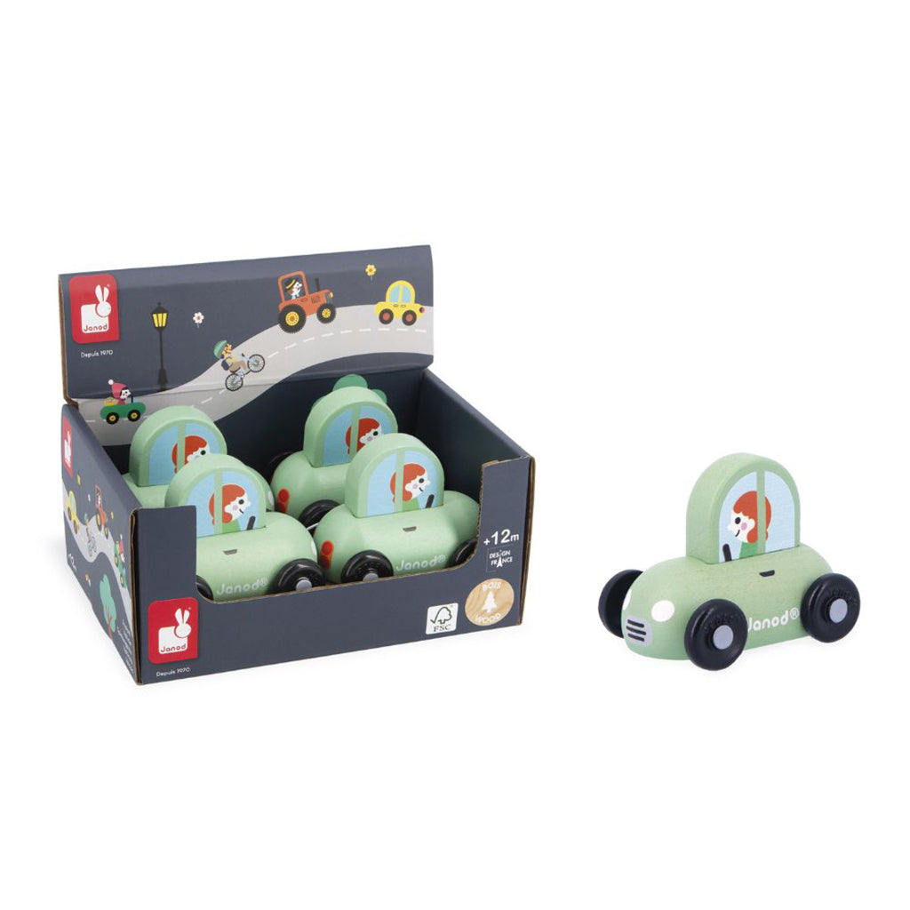 Janod leksaksbil i trä, Personbil