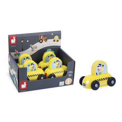 Janod leksaksbil i trä, Taxi